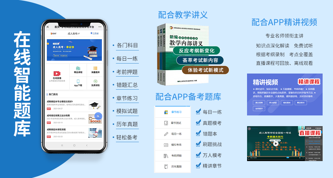 福建專升本“農學、醫學”成人高考復習大綱（2021年正式啟用新版）